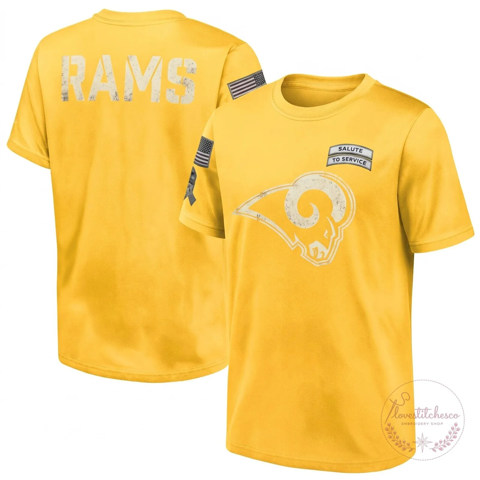 Los Angeles Rams Military Appreciation T-Shirt - Salute To Service Edition 10 Los Angeles Rams Military Appreciation T-Shirt - Salute To Service Edition