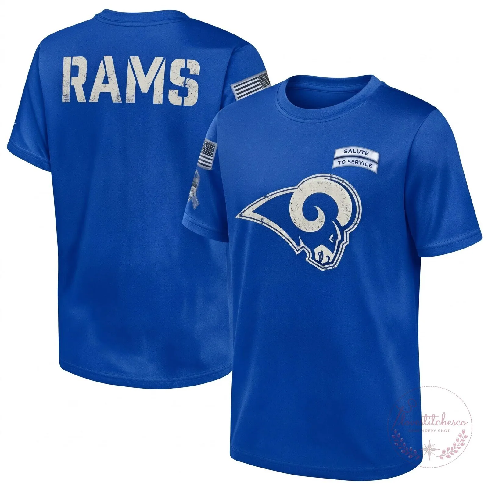 Los Angeles Rams Military Appreciation T-Shirt - Salute To Service Edition 11 Los Angeles Rams Military Appreciation T-Shirt - Salute To Service Edition