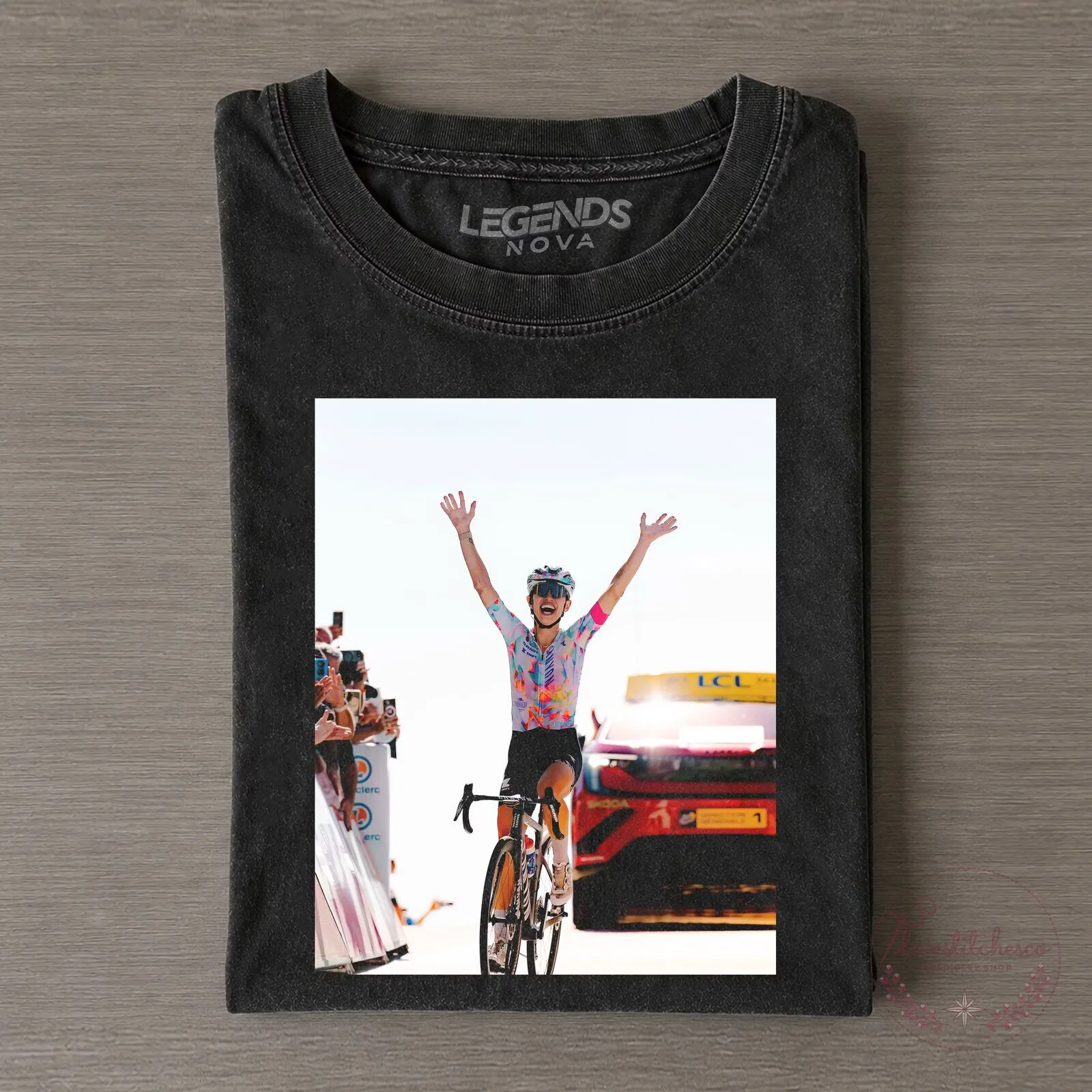 2026 Cycling Champion T-Shirt for Kasia Niewiadoma – Tour de France Femmes Edition