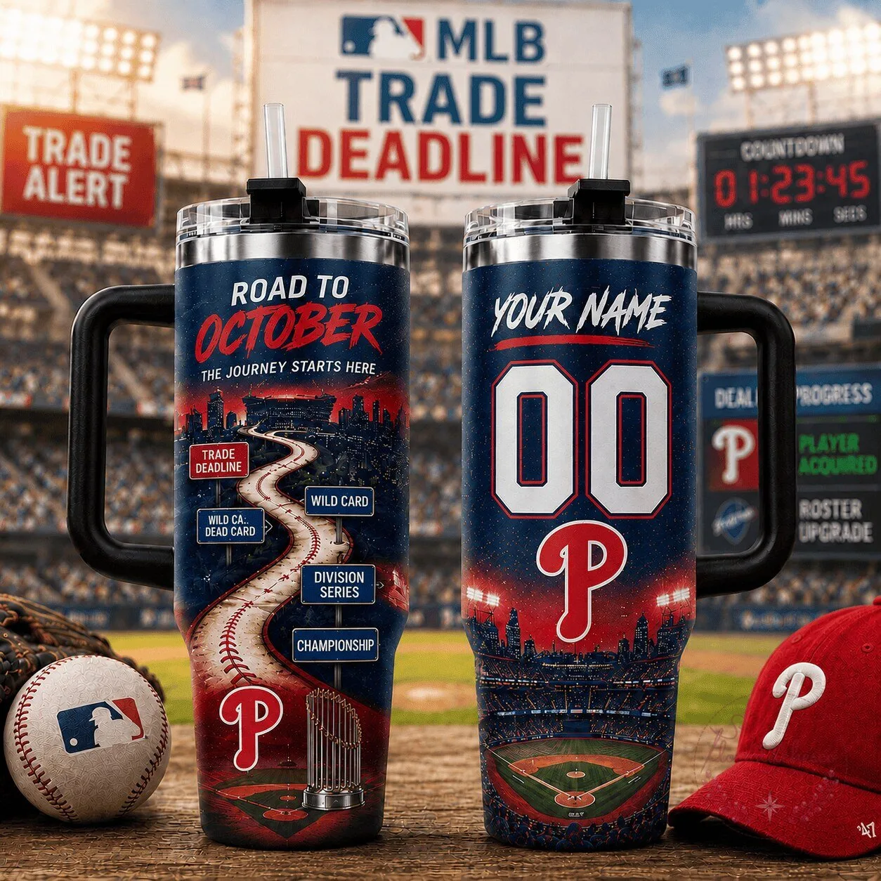 Philadelphia Phillies Major League Baseball Road to October Tumbler 1 Philadelphia Phillies Major League Baseball Road to October Tumbler