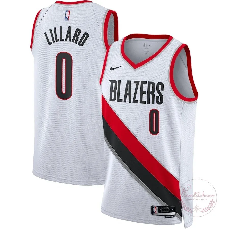 Damian Lillard Portland Trail Blazers Association Edition Jersey