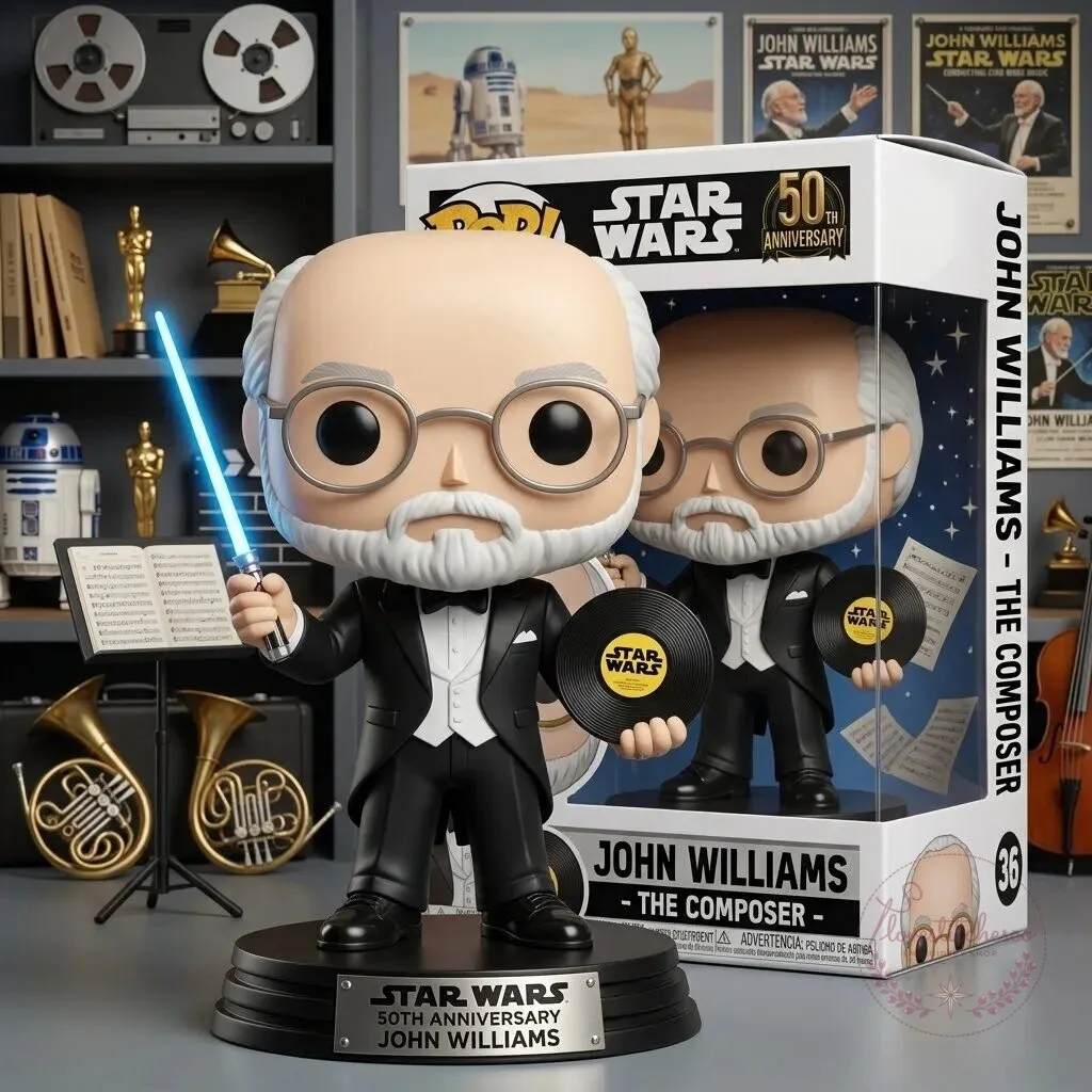 Star Wars 50th Anniversary John Williams The Composer Commemorative Figurine